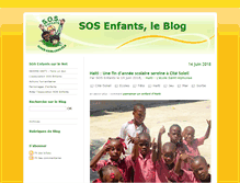 Tablet Screenshot of blog.sosenfants.org